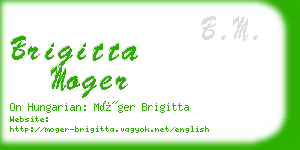 brigitta moger business card